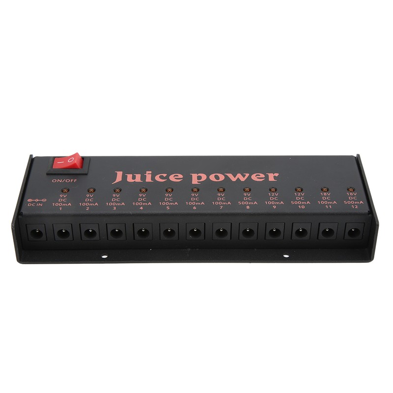 Guitar Effect Pedal Power Supply 12 Channel Isolated DC Outputs
