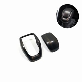 Xodouhi Gear Shift Knob Cover Head Cover Sticker Trim Peach Wood Grain Interior Decoration Fit for Toyota RAV4 2019 2020 2021/ Highlander 2020 2021 2022 (2PCS)