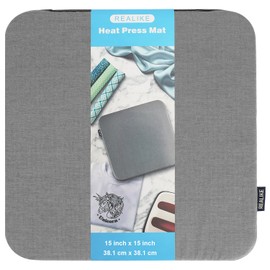 REALIKE Heat Press Mat for Cricut Easypress 2/Cricut Easypress(15X15 inch), Easy Press Mat for HTV Craft Vinyl Ironing Insulation Transfer Projects