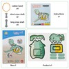 Dinosaur Grabber STEM Toy, DIY Movable Cardboard Material Dinosaur Kit,