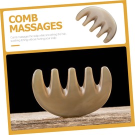 Outanaya Scalp Care Comb Massage Head Massage Brush Gua Sha Massage Tool for Hair Comb Portable and Non-damaging