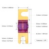 Chanzon 5Pcs 100A AFS Mini ANL (MANL) Fuse Color Coded