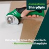 Hammersmith SharpSpin Cordless Universal Cutter, Electric Scissors, Cardboard Cutter, Rotary