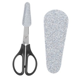 FOMIYES 2pcs Leather Scissor Trimming Tool Protection Cover Hair Dresser Scissors Clipper Guards