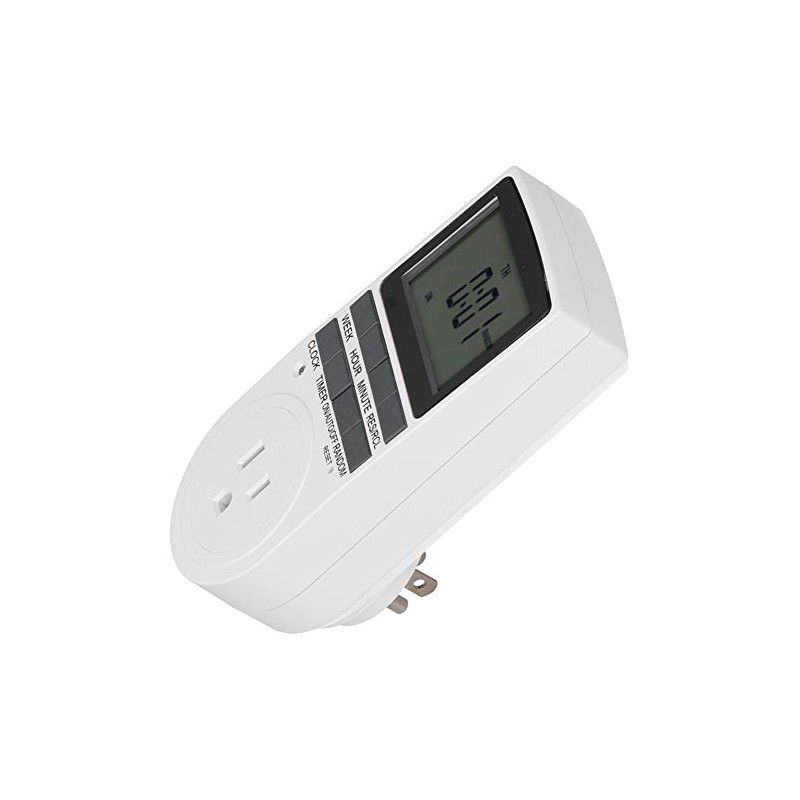 10A 50Hz Outlet Timer Digital On/off Programmable 8 Operation Buttons