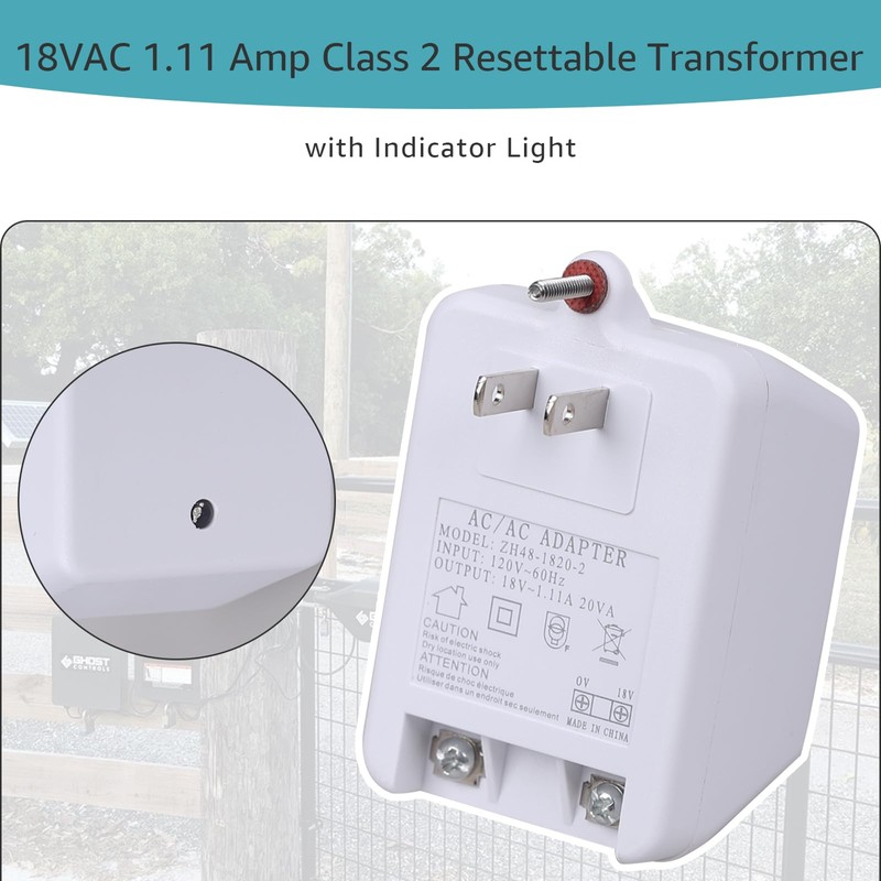 Lusperi Class 2 Resettable Transformer Compatible with Ghost Controls Automatic