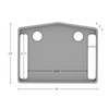 Walker Tray Table with 2 Cup Holders - Universal Trays