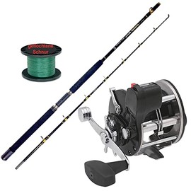Norway Fishing Set Rod + Penn Multireel with Counter + Line Sea Set