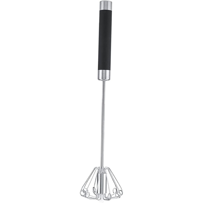 Batidor Manual de Huevos, Batidor de Huevos de Acero Inoxidable