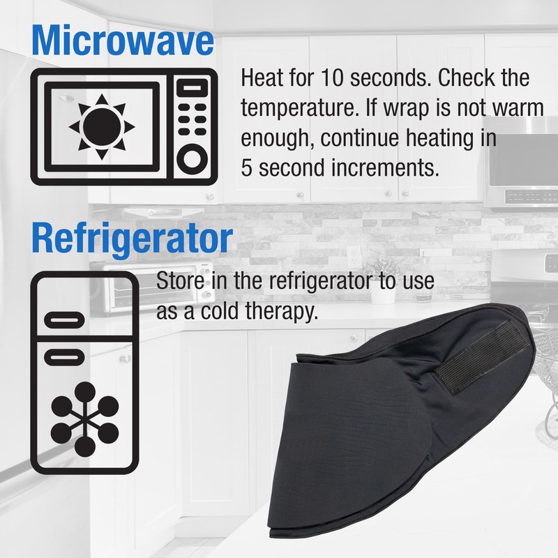 Eurow Luxe Hot & Cold Therapy Gel Neck Wrap, Adjustable