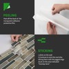 LONGKING Marble Peel and Stick Backsplash for Kitchen, 3D Adhesive