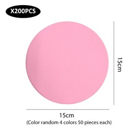 200 Sheets Origami, Round Paper Cards, Index Cards, Round Checking Paper Cards, Activity Playing Paper