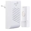 CASAcontrol Housebell: Socket Doorbell with Wireless Bell Push Button and
