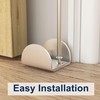 JUBEST Sliding Barn Door Floor Guide, Floor Mounted Sliding Door