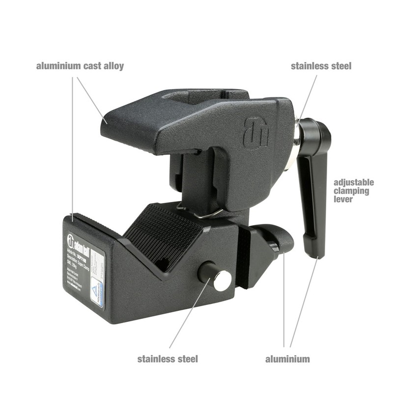 ah Stands SCP710B Adam Hall Accessories Super Clamp Universal Hook