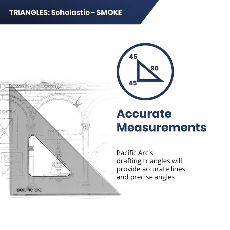 Pacific Arc's Scholastic Triangle - 12 inch - Fluorescent -