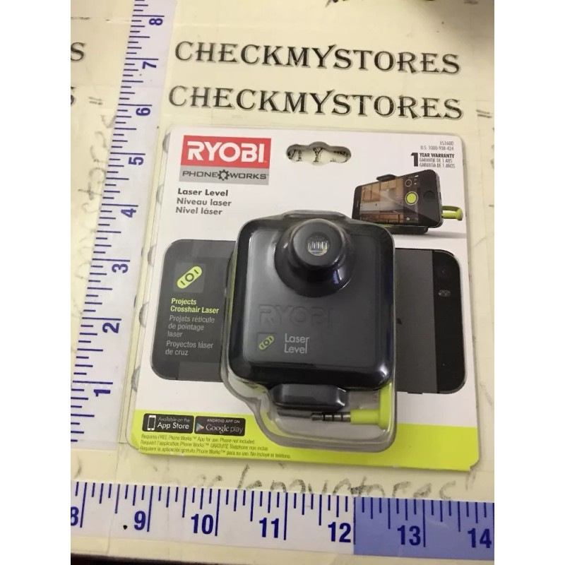 Ryobi New Ryobi Phone Works Laser Level Model # ES1600