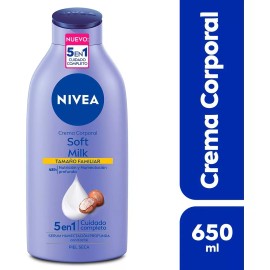 Nivea Crema Corporal Nivea Soft Milk Con Karité Piel Seca 650 Ml