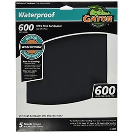 ALI INDUSTRIES 4471 600 5 Count Grit Sandpaper, 9-Inch x 11-Inch