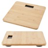 Alex Nash Bamboo Digital Bathroom Scales – Eco-Friendly Wooden Weighing