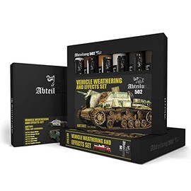 Abteilung 502 Oil Set ABT302 Vehicle Weathering and Effects Set (6 x 20 ml Tubes)