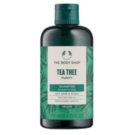 The Body Shop Tea Tree Purify Shampoo (1x 250ml), Clarifying Shampoo for Oily Hair & Scalp, Cleansing & Balancing Shampoo with Community Fair Trade Tea Tree Oil
