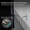 RUIPRO 8K Full Fiber Optic HDMI Detachable Connectors