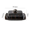 WAIT FLY Vintage Ceramic Butter Dish with Lid for Kitchen