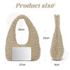 EVEOUT Women Straw Tote Bag Summer Woven Beach Bag Boho