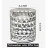 VEILEDGEM 8 Oz Unbreakable Tritan Drinking Glasses Shatterproof Acrylic Glasses