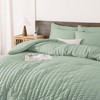 Andency Sage Green Queen Comforter Set, 3 Pieces Bedding Comforter