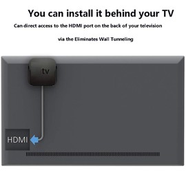 TV Mount for Apple TV 4th and 4K 5th Generation, Wall Mount Bracket Holder with BONUS REMOTE CASE for Apple TV 4th / 4K 5th Gen. Black