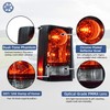 PAANLOK Set of 2 Direct Fit OE Replacement Tail Lights
