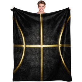 Basketball Blanket Gifts for Boys Ultra Soft Flannel Basketball Throw Blanket for Bedding Bedroom Decor Basketball' Lover Stuff 50"x40"