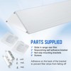 30" Slide-in Range Rear Filler Kit W10113901A, Stove Gap Universal