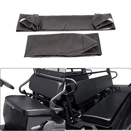 ECOTRIC Black Seat Cover Replacement Set for Polaris Ranger 2002-2008 & 2009 Polaris Ranger 700 Crew UTV 6x6 4x4 4X2 Utility RZR