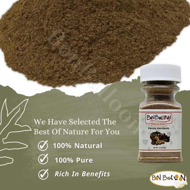 Natural Herbs Ferula Hermonis Sharsh Al Zaloua Powder Ground Premium