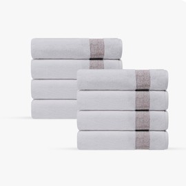 DePera Pera 8 pcs Turkish Wash Towels Set