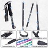 Hiking Walking Trekking Pole - Lightweight Aluminum Ergonomic EVA Handles,