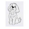 Azeeda 'Cockapoo-Welpe' Temporäres Tattoo - Hautfreundlicher & Ungiftiger Abziehbild ·