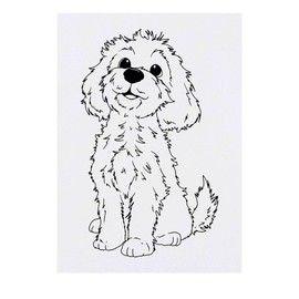 Azeeda 'Cockapoo-Welpe' Temporäres Tattoo - Hautfreundlicher & Ungiftiger Abziehbild · Wasserfest (TO00084131)