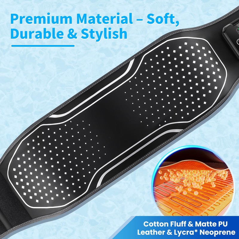 Back Massager with Heat – Heated Massage Belt with 4