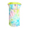 GF Pet Reversible Raincoat - Neon Yellow with Tie Dye