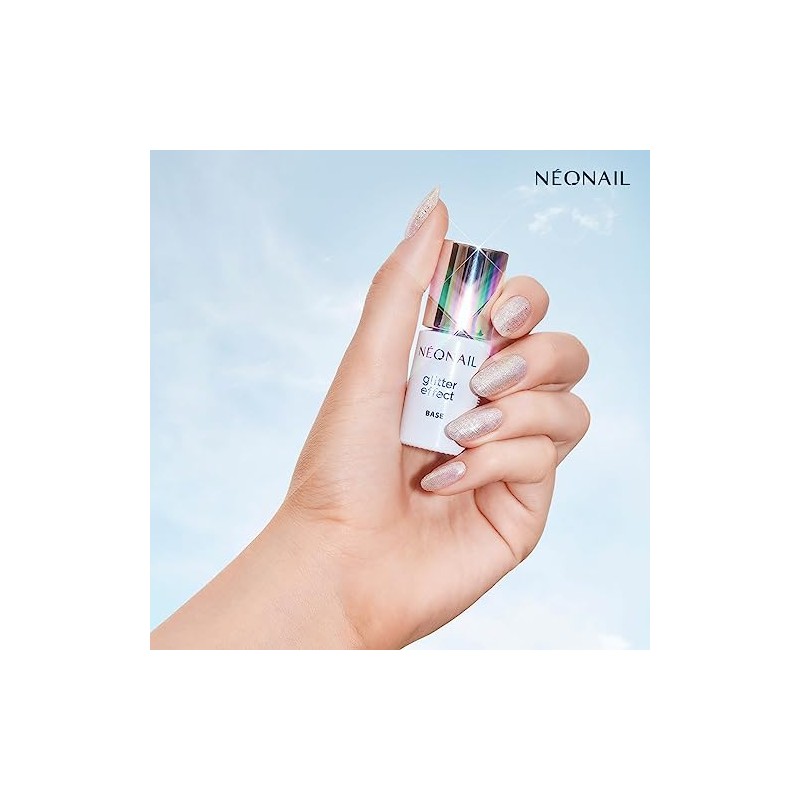 NEONAIL UV Nagellack - Base Coat Gel UV - Glitter