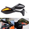 POMT Rearview Mirrors With Turn Signals LED For Aprilia RSV4