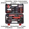 Cartman Tool Set General Household Hand Tool Kit with Plastic