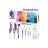 2000 Pc Mini Ligas Para El Cabello Y Pinzas Niñas