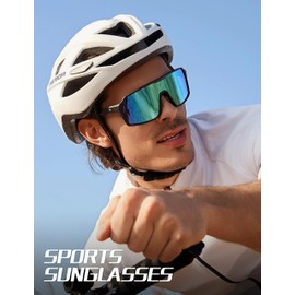BIRCEN Sports Baseball Sunglasses for Men - Women Polarized UV Protection Cycling Glasses for Running Golf Softball Bike