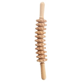 Wooden Massage Roller Massage Rod Massage Stick Body Roller with Non Slip Handle Body Sculpting Tool