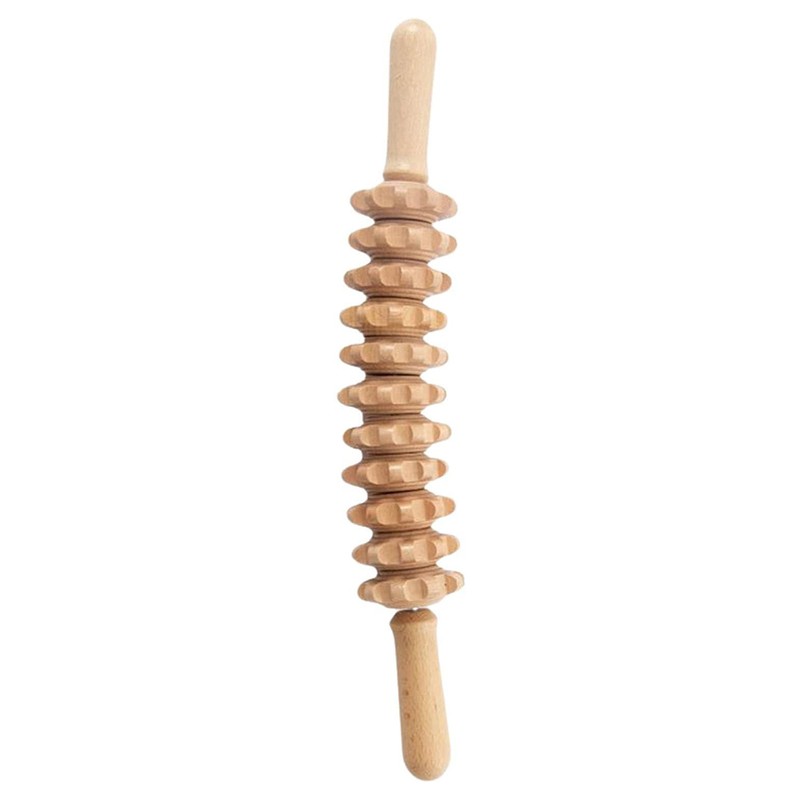 Wooden Massage Roller Massage Rod Massage Stick Body Roller with